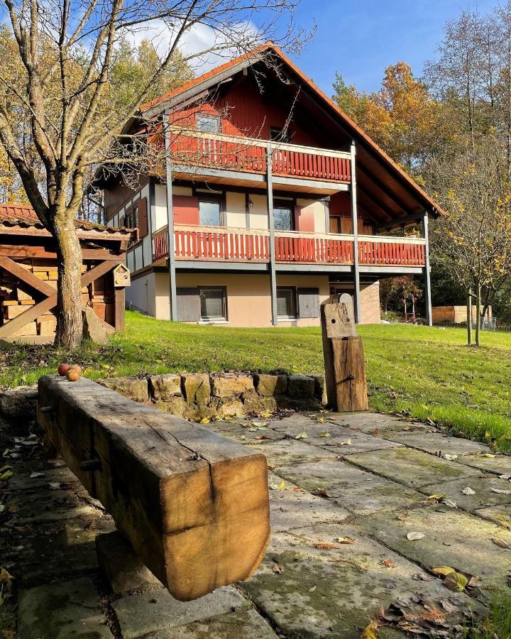 Villa Ferienhaus Rhöner Wohnen Hilders Exterior foto