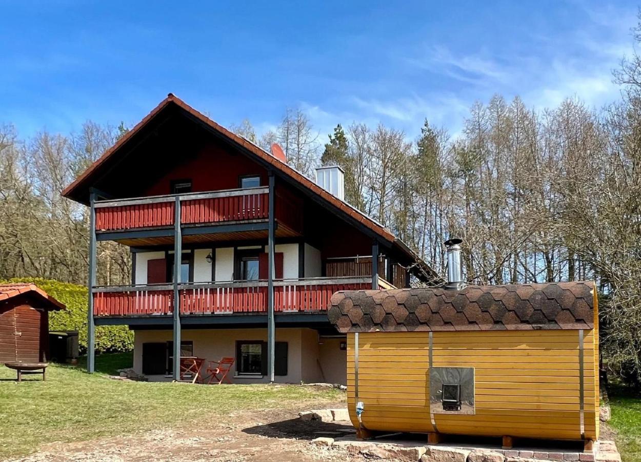 Villa Ferienhaus Rhöner Wohnen Hilders Exterior foto